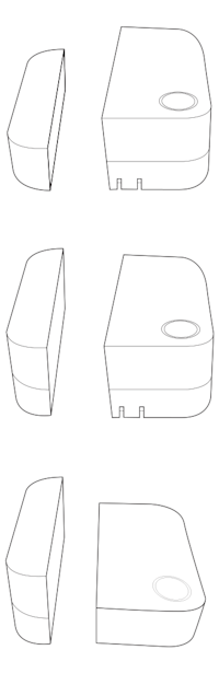 Line drawing of the Contact Sensor riser 